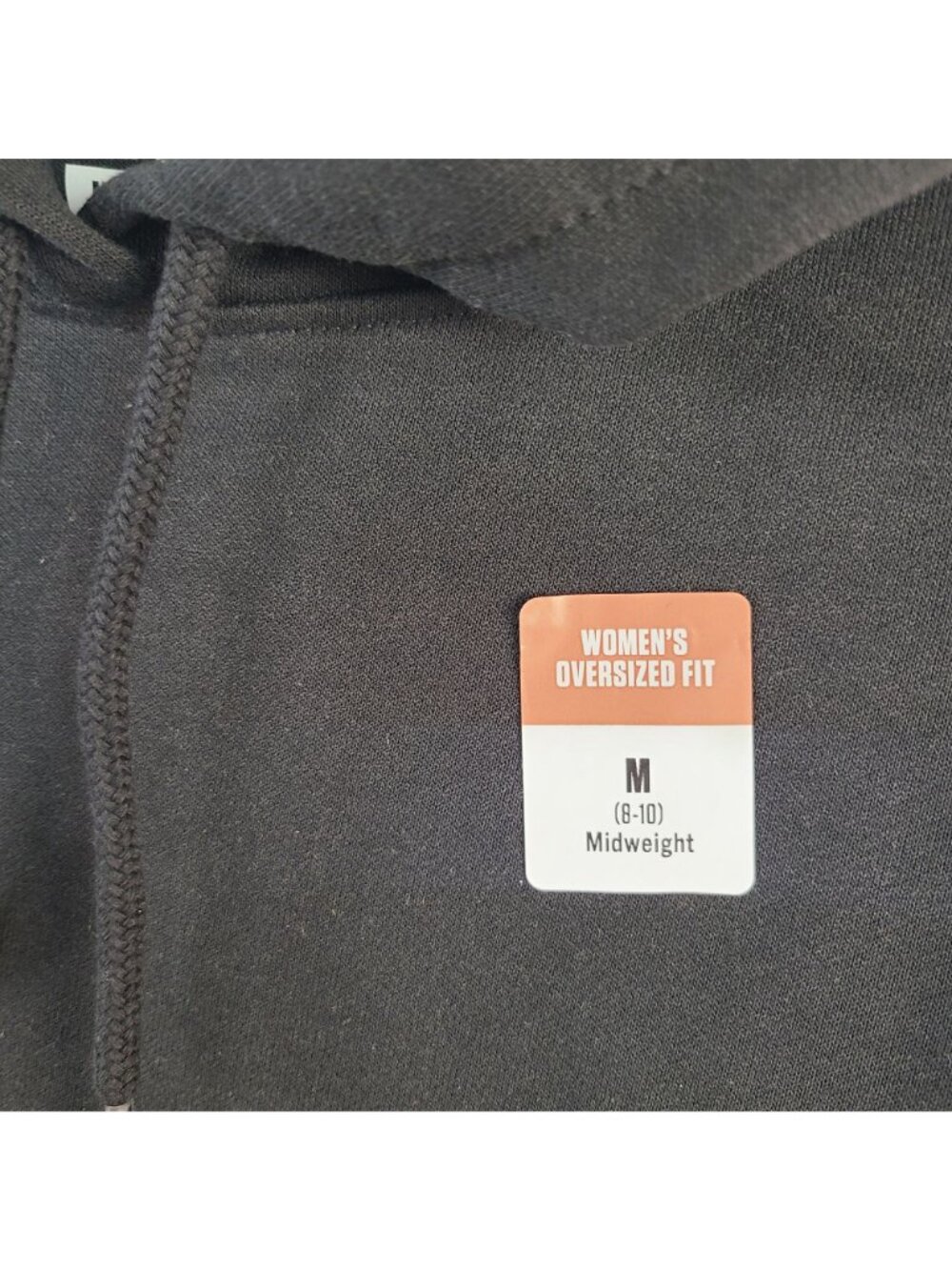 NEW Carhartt Women's Black Oversized Fit Hoodie Midweight M (8-10) Logo - Picture 2 of 6